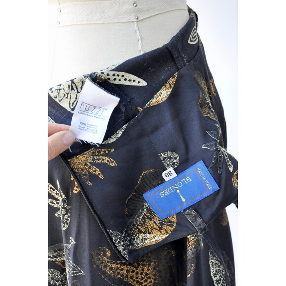 Fuzzi Dress Made in Italy Blondes Novelty Print Mini Dress Seashells XS - Picture 5 of 10